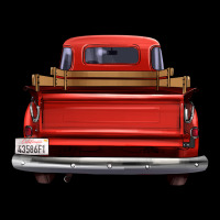 Western Red Truck Back View Urban Hoodie | Teevron