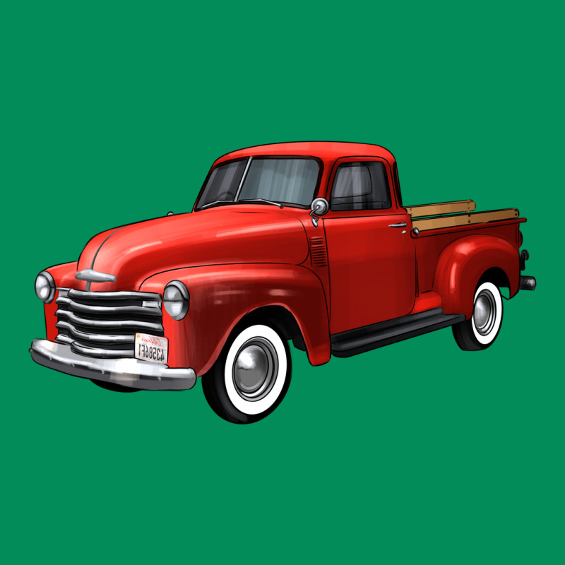 Western Red Truck Right 34 View Urban Hoodie by FaDigitalArtStudio | Teevron