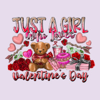 Just  Girl Who Loves Valentines Day Premium Hoodie | Teevron
