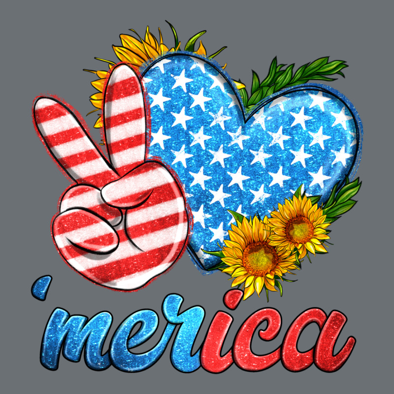America With Heart Premium Hoodie by HRA Design Shop | Teevron