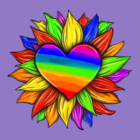 Lgbtq Color Heart And Sunflower Urban Hoodie | Teevron
