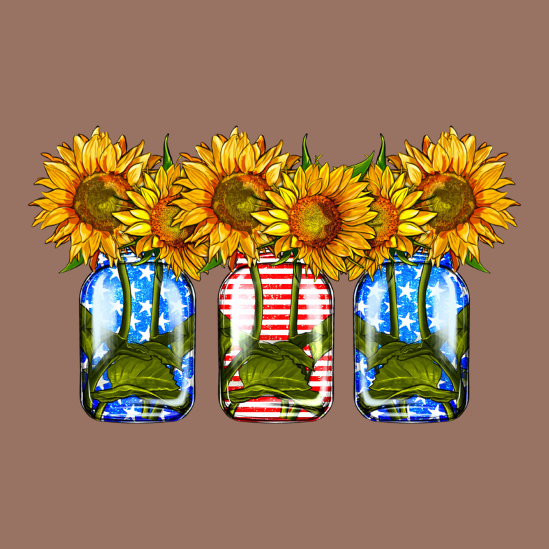 American Sunflower Mason Jar Premium Hoodie by HRA Design Shop | Teevron
