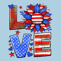 Love America Sunflower Premium Hoodie | Teevron