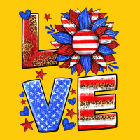 Love America Sunflower Premium Hoodie | Teevron