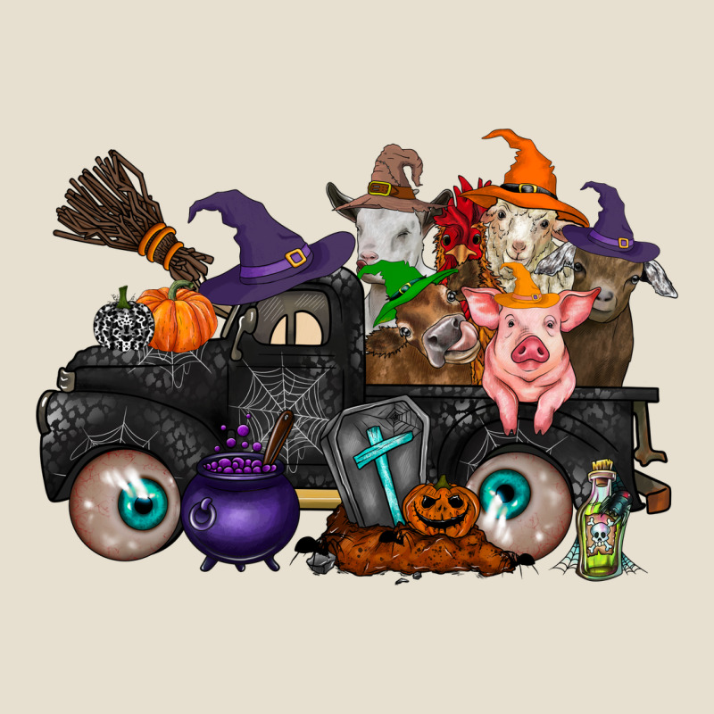 Halloween Farm Animals Truck Urban Hoodie by RacoonDesign | Teevron