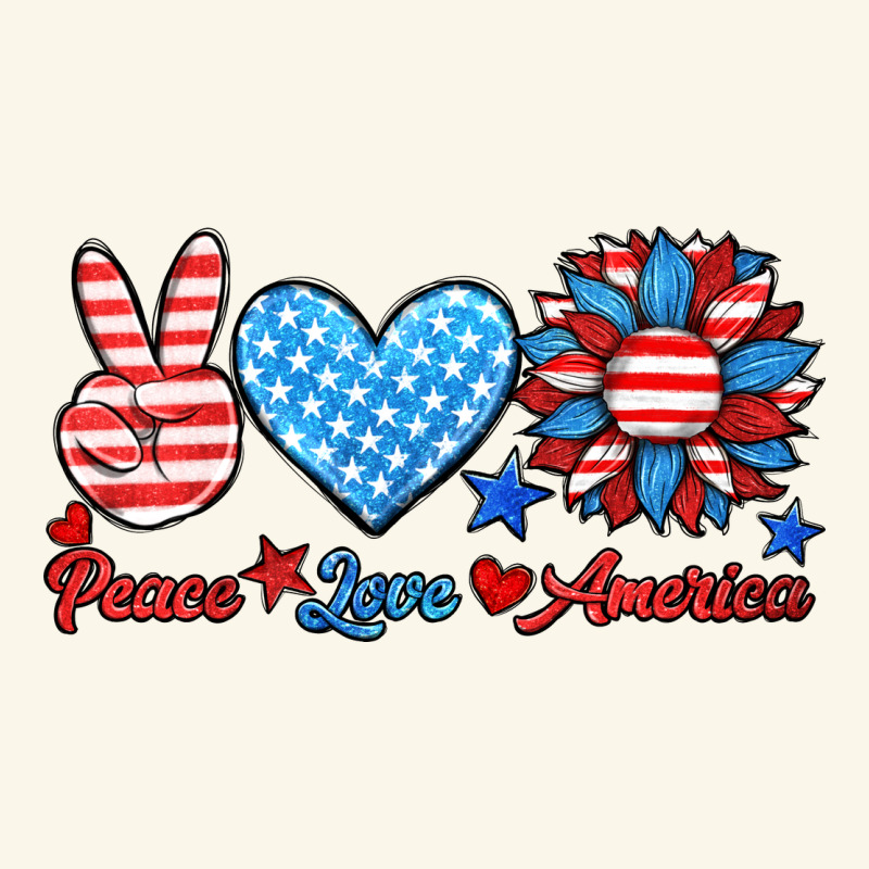 Peace Love America Premium Hoodie by HRA Design Shop | Teevron