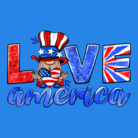 Love America Gnome Premium Hoodie | Teevron