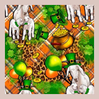 St Patricks  Goat Family With Balloons Seamless Premium Hoodie | Teevron