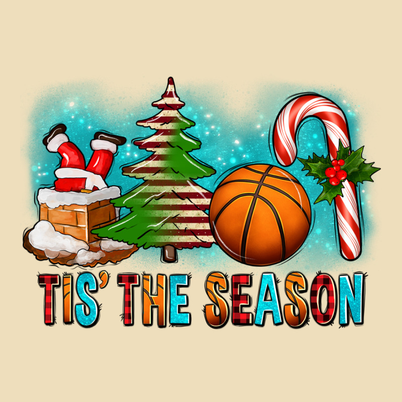 Tis The Season Christmas With Basketball And Candy Cane Premium Hoodie by FaDigitalArtStudio | Teevron