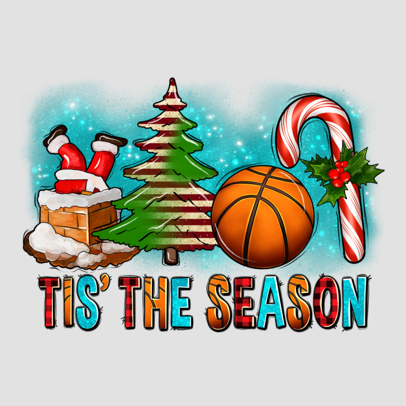 Tis The Season Christmas With Basketball And Candy Cane Premium Hoodie by FaDigitalArtStudio | Teevron