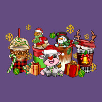 Christmas Cow Coffee Cups Vintage Hoodie | Teevron