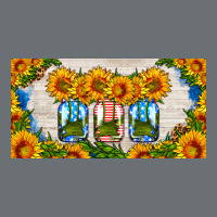 American Mason Jar Sunflower License Plate Premium Hoodie | Teevron