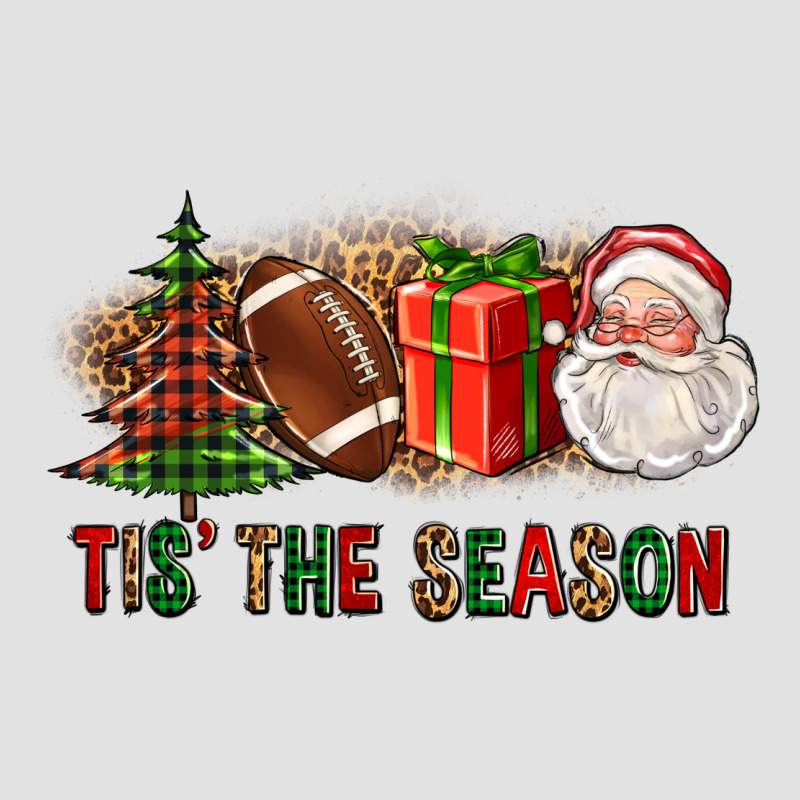 Tis The Season Christmas With Football And Santa Premium Hoodie by FaDigitalArtStudio | Teevron