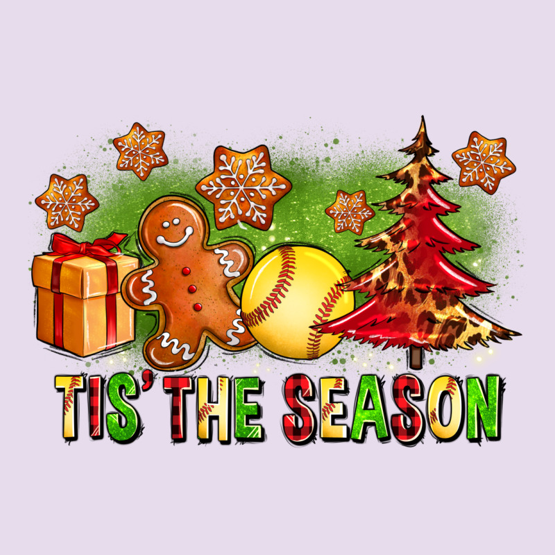 Tis The Season Christmas With Softball And Gingerbread Man Premium Hoodie by FaDigitalArtStudio | Teevron