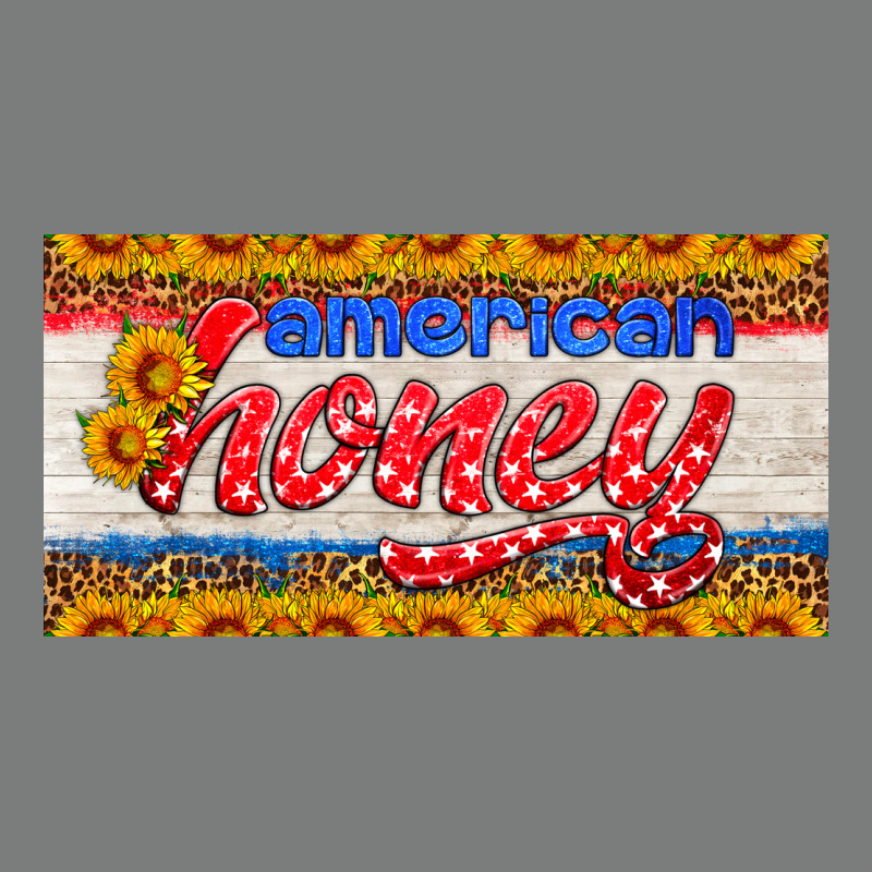 American Honey Sunflower License Plate Premium Hoodie by HRA Design Shop | Teevron