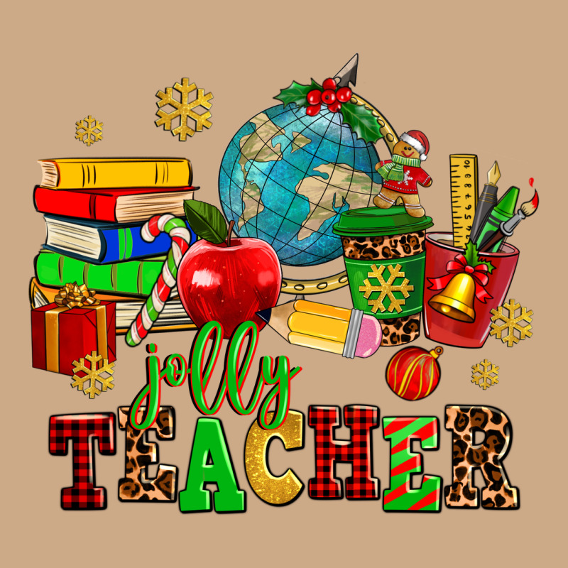 Christmas Jolly Teachers Vintage Hoodie by AdoDesignShop | Teevron