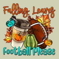 Falling Leaves Football Please Heavy Core Tee | Teevron