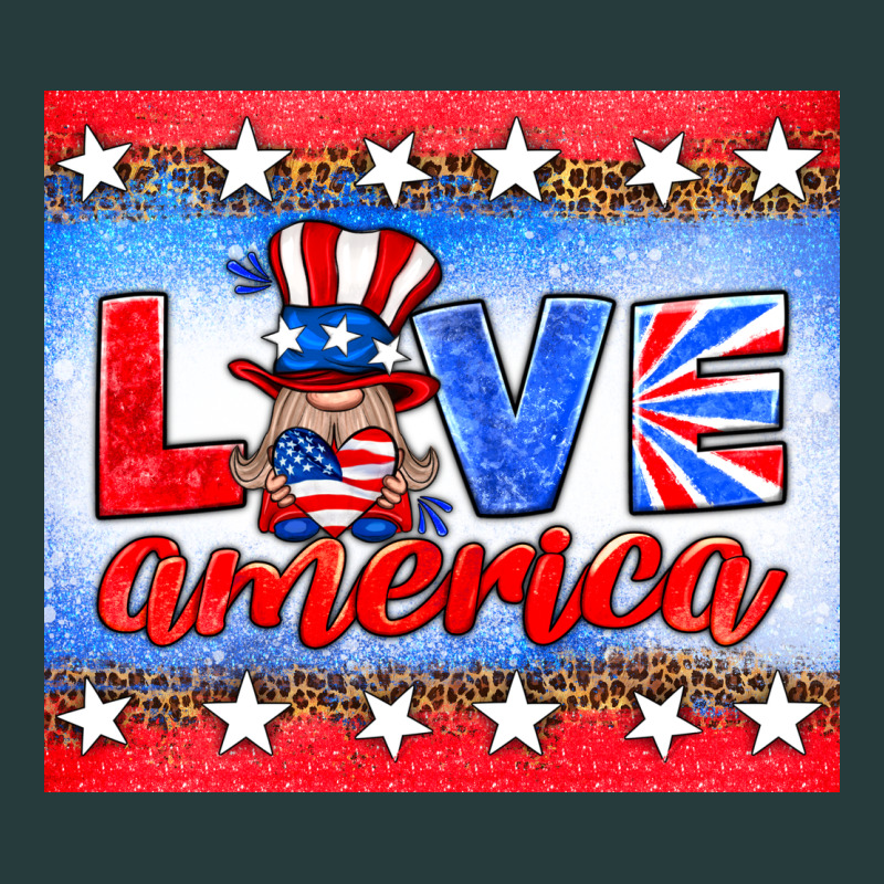 Love America Gnome Premium Hoodie by HRA Design Shop | Teevron