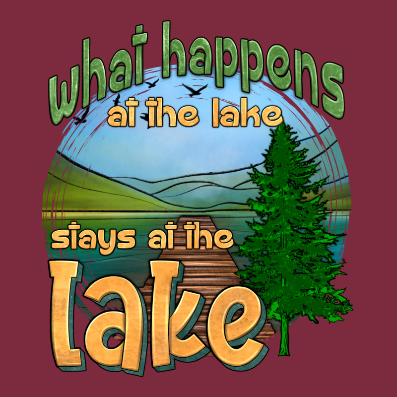 What Happens At The Lake Stays At The Lake Premium Hoodie by HRA Design Shop | Teevron