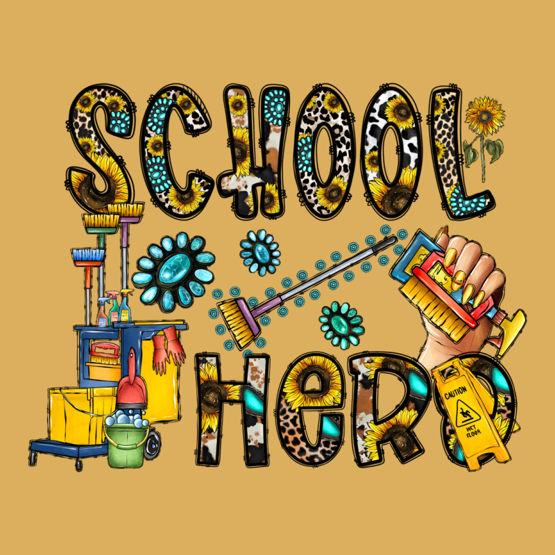 School Hero Premium Hoodie by CowhideDigitalArt | Teevron