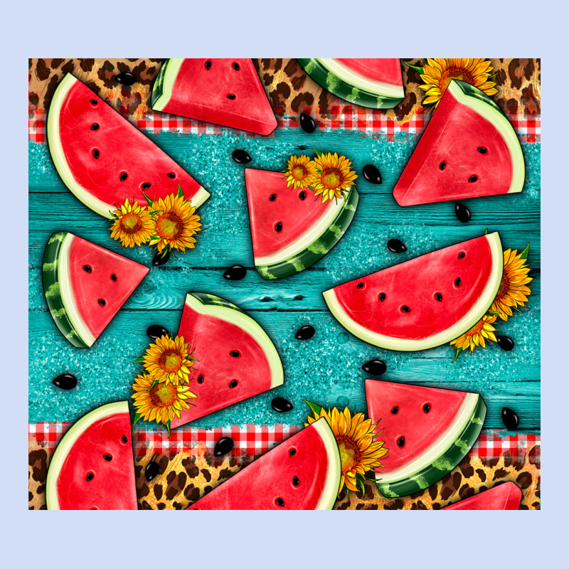 Watermelon And Sunflowers Urban Hoodie by HRA Design Shop | Teevron