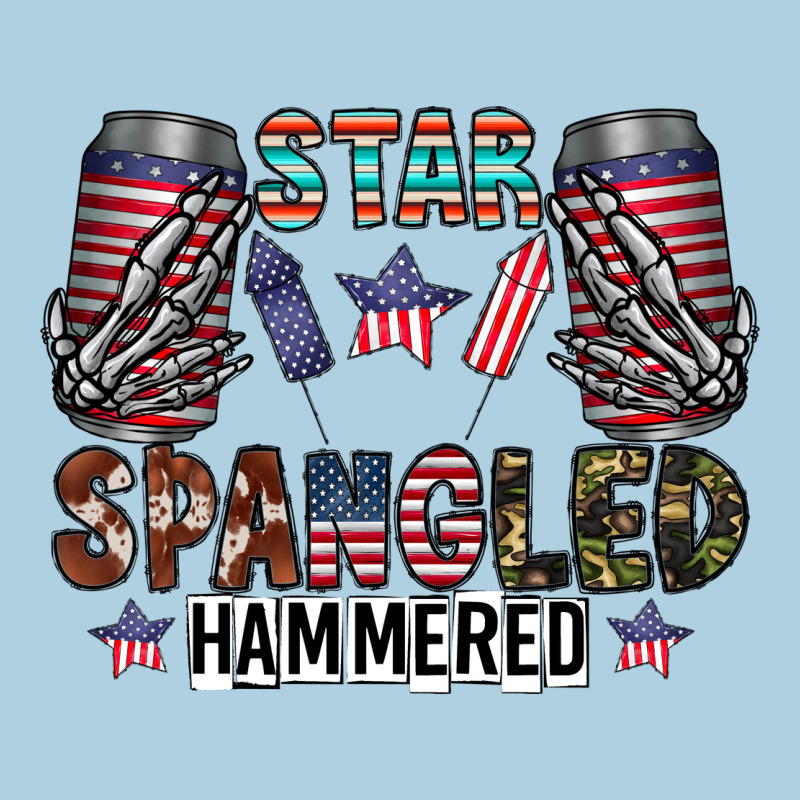 Star Spangled Hammered Premium Hoodie by CowhideDigitalArt | Teevron