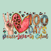 Peace Love 100 Days Of School Premium Hoodie | Teevron