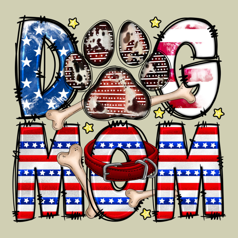 American Dog Mom Heavy Core Tee by CowhideDigitalArt | Teevron