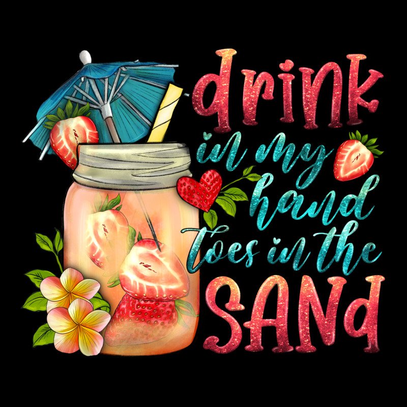 Drink In My Hand Toes In The Sand Urban Hoodie by HRA Design Shop | Teevron