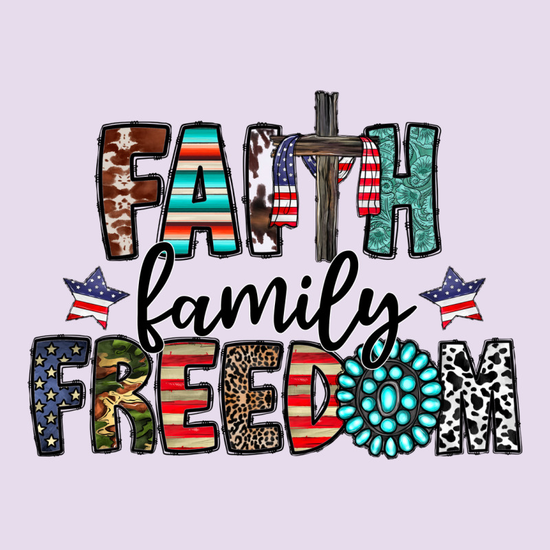Faith Family Freedom Premium Hoodie by CowhideDigitalArt | Teevron
