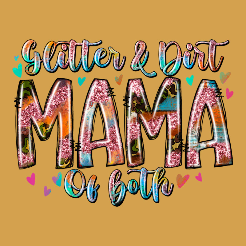 Glitter And Dirt Mama Of Both Urban Hoodie by RacoonDesign | Teevron