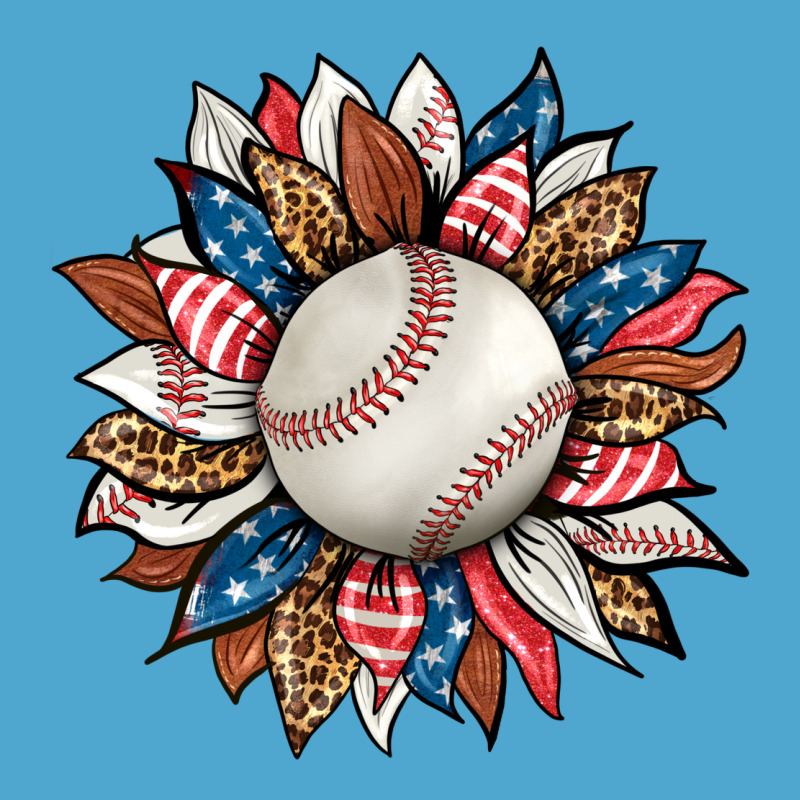 Baseball Sunflower Premium Hoodie by HRA Design Shop | Teevron