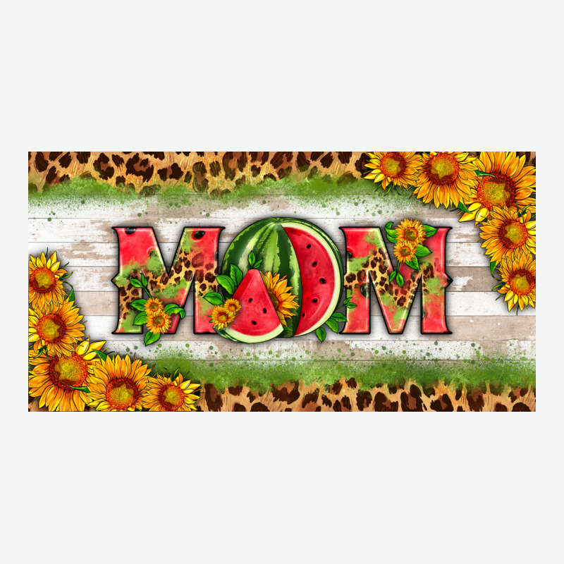 Watermelon Mom License Plate Urban Hoodie by HRA Design Shop | Teevron