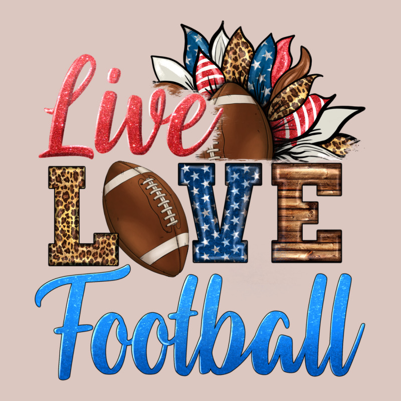 Live Love American Football Premium Hoodie by HRA Design Shop | Teevron