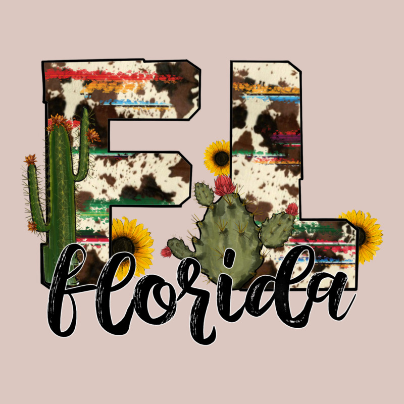 Florida State Cowhide Serape Cactus Premium Hoodie by RanaPortraitStore | Teevron