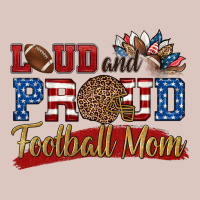 Loud And Proud Football Mom Premium Hoodie | Teevron