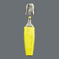 Yellow Highlighter Pen Fa Element Premium Hoodie | Teevron