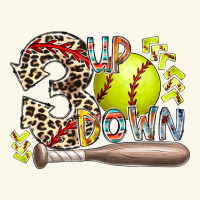 Three Up Down Softball Premium Hoodie | Teevron