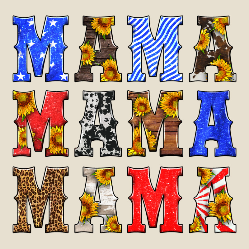 Mama American Flag 4th Of July Urban Hoodie by HRA Design Shop | Teevron