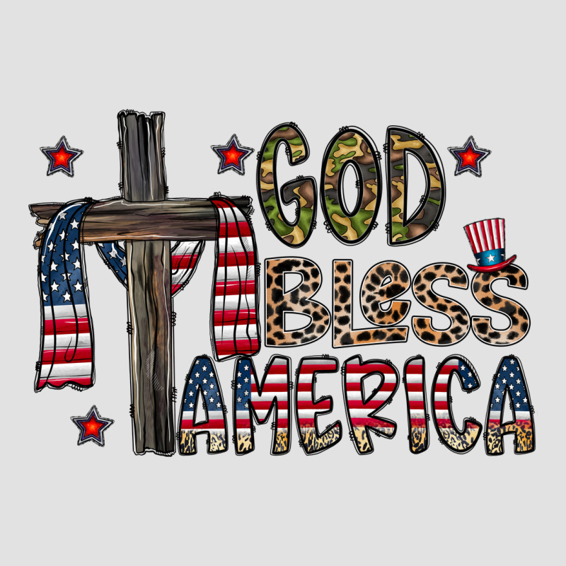 God Bless America Premium Hoodie by CowhideDigitalArt | Teevron