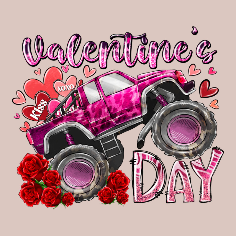 Valentines Day Monster Truck Premium Hoodie by RacoonDesign | Teevron
