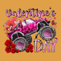 Valentines Day Monster Truck Premium Hoodie | Teevron