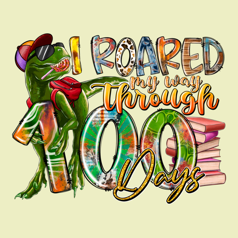 I Roared My Way Through 100 Days Urban Hoodie by RacoonDesign | Teevron