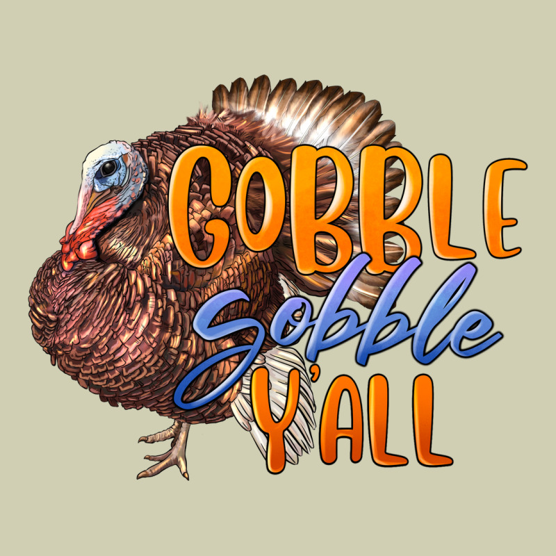 Fall Gobble Gobble Y'all Heavy Core Tee by LillyAllenDesigns | Teevron