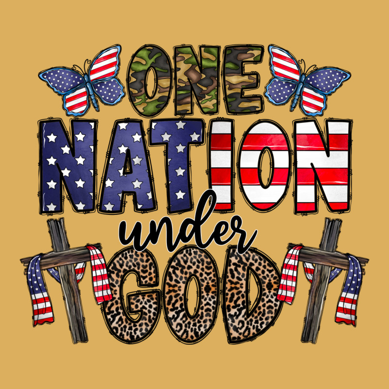 One Nation Under God Premium Hoodie by CowhideDigitalArt | Teevron