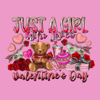 Just  Girl Who Loves Valentines Day Urban Hoodie | Teevron