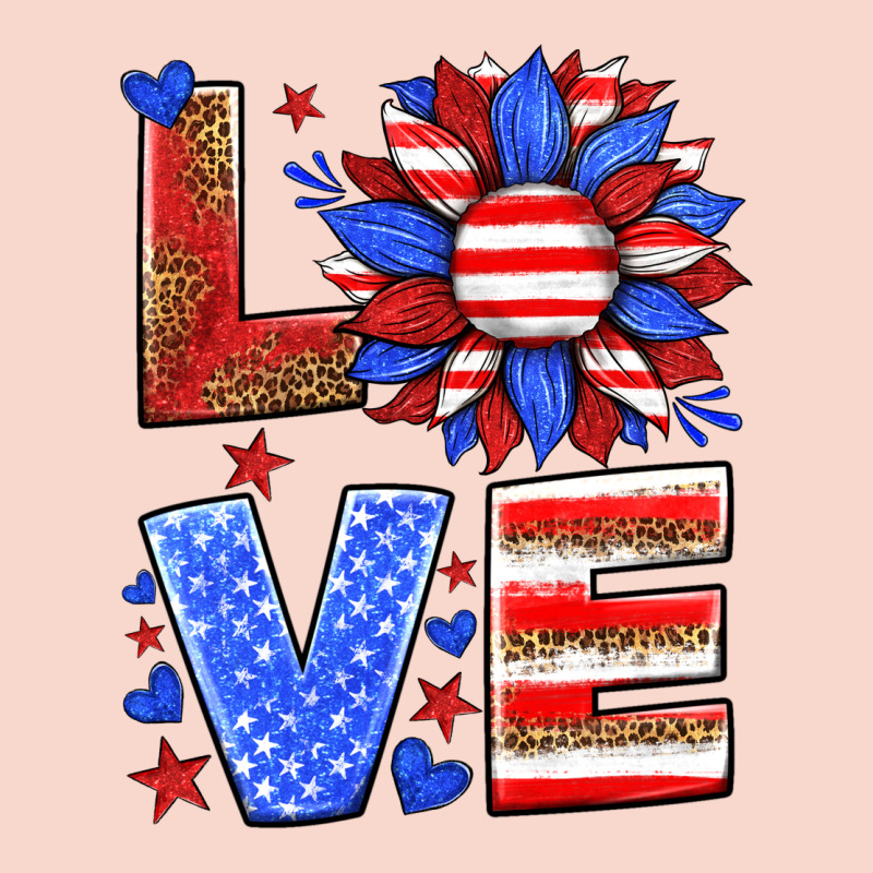 Love America Sunflower Urban Hoodie by HRA Design Shop | Teevron