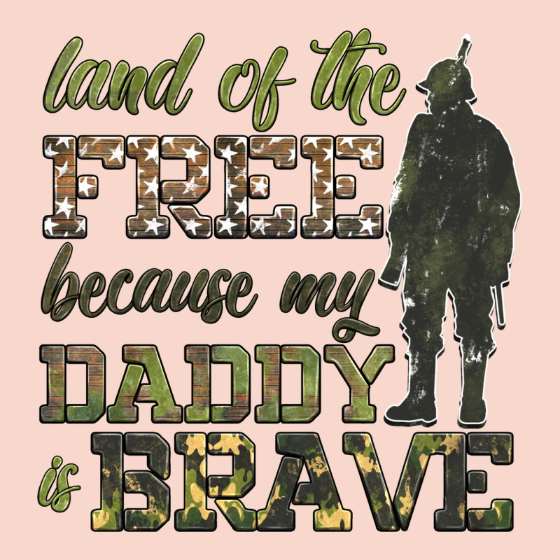Land Of The Free Because My Daddy Is Brave Urban Hoodie by HRA Design Shop | Teevron
