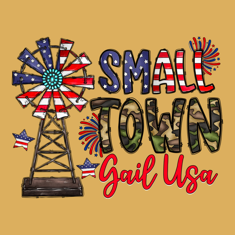 Small Town Gail Usa Premium Hoodie by CowhideDigitalArt | Teevron