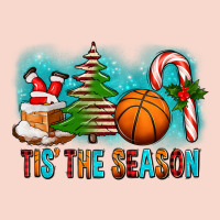 Tis The Season Christmas With Basketball And Candy Cane Urban Hoodie | Teevron